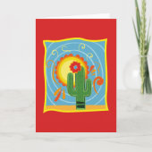 Frida Kahlo Cactus Graphic Karte (Vorderseite)