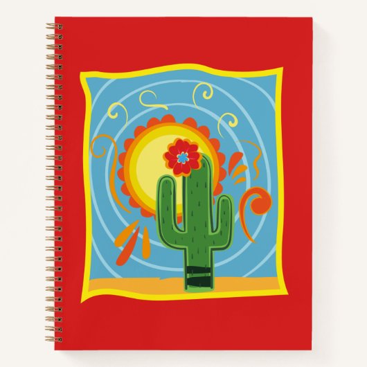 Frida Kahlo Cactus Graphic Notizblock (Vorderseite)