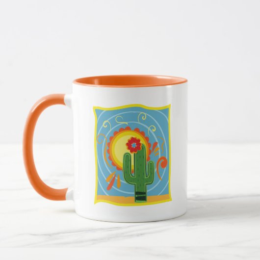 Frida Kahlo Cactus Graphic Tasse (Links)