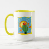 Frida Kahlo Cactus Graphic Tasse (Links)