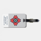 Frida Kahlo| Calavera Gepäckanhänger (Rückseite horizontal)