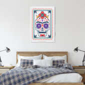 Frida Kahlo | Calavera Leinwanddruck (Insitu (Schlafzimmer))