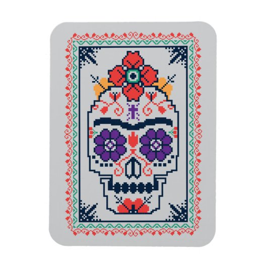 Frida Kahlo | Calavera Magnet (Vertikal)