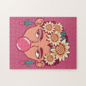 Frida Kahlo Cartoon Puzzle (Horizontal)