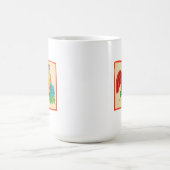 Frida Kahlo Chicken Graphic Kaffeetasse (Mittel)