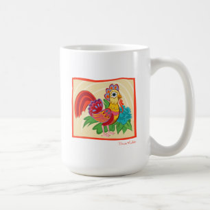 Frida Kahlo Chicken Graphic Kaffeetasse