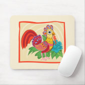 Frida Kahlo Chicken Graphic Mousepad (Mit Mouse)