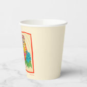 Frida Kahlo Chicken Graphic Pappbecher (Links)