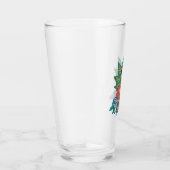 Frida Kahlo Colorful Floral Graphic Glas (Rechts)