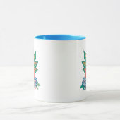 Frida Kahlo Colorful Floral Graphic Tasse (Zentrum)