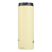 Frida Kahlo Colorful Floral Graphic Thermosbecher (Rückseite)