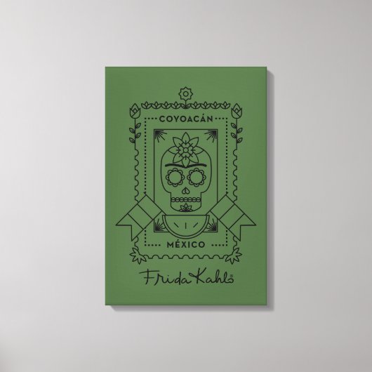 Frida Kahlo | Coyoacá n Leinwanddruck (Vorderseite)