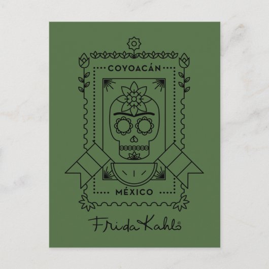 Frida Kahlo | Coyoacá n Postkarte (Vorderseite)