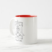 Frida Kahlo | Coyoacán Zweifarbige Tasse (Vorderseite Links)