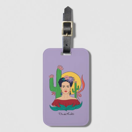Frida Kahlo Desert Graphic Gepäckanhänger (Vorderseite Vertikal)