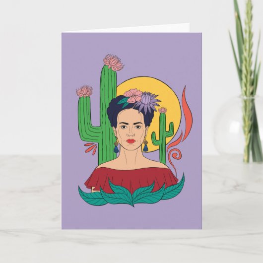 Frida Kahlo Desert Graphic Karte (Vorderseite)