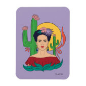 Frida Kahlo Desert Graphic Magnet (Vertikal)