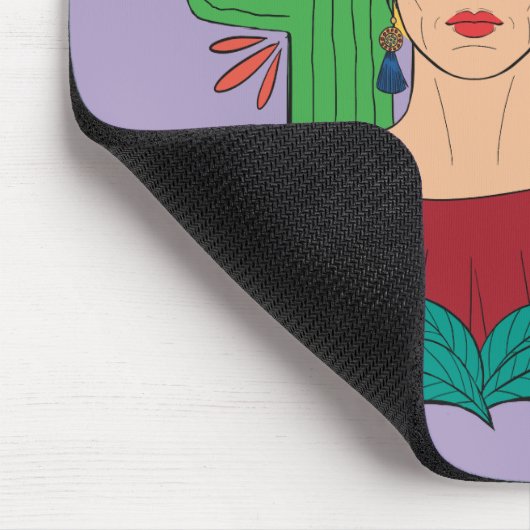 Frida Kahlo Desert Graphic Mousepad (Ecke)