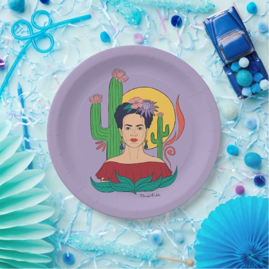 Frida Kahlo Desert Graphic Pappteller (Party)
