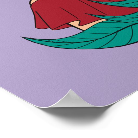 Frida Kahlo Desert Graphic Poster (Ecke)