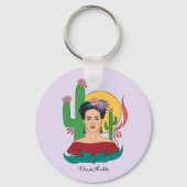 Frida Kahlo Desert Graphic Schlüsselanhänger (Rückseite)