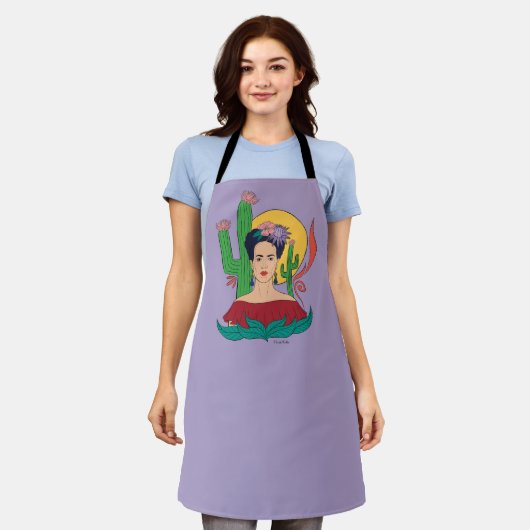 Frida Kahlo Desert Graphic Schürze (Getragen)