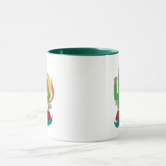 Frida Kahlo Desert Graphic Tasse (Zentrum)