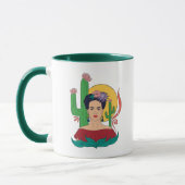 Frida Kahlo Desert Graphic Tasse (Links)