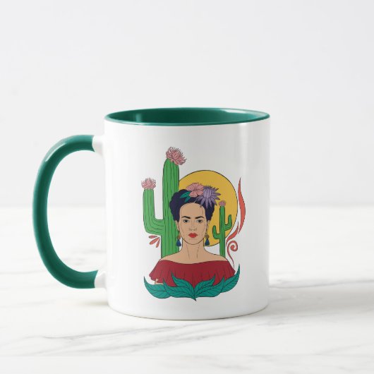 Frida Kahlo Desert Graphic Tasse (Links)