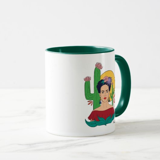 Frida Kahlo Desert Graphic Tasse (VorderseiteRechts)
