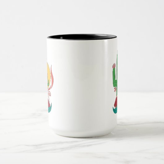 Frida Kahlo Desert Graphic Tasse (Zentrum)