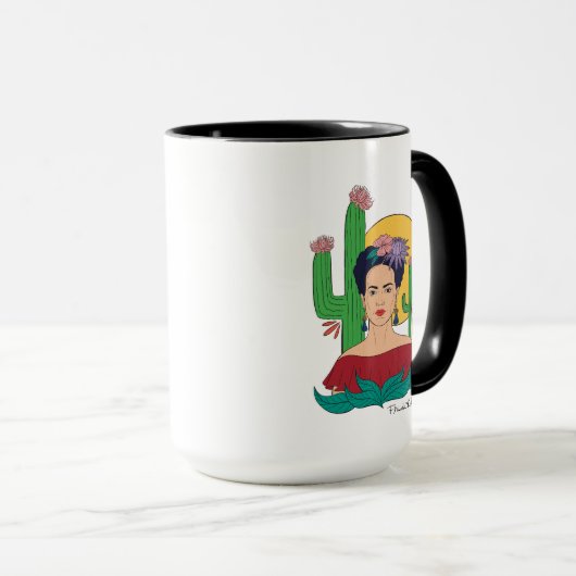 Frida Kahlo Desert Graphic Tasse (VorderseiteRechts)