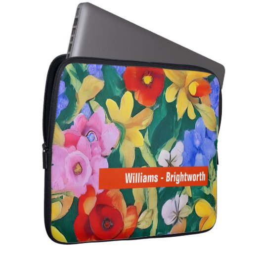 Frida Kahlo Design Laptop Sleeve (Vorne Rechts)