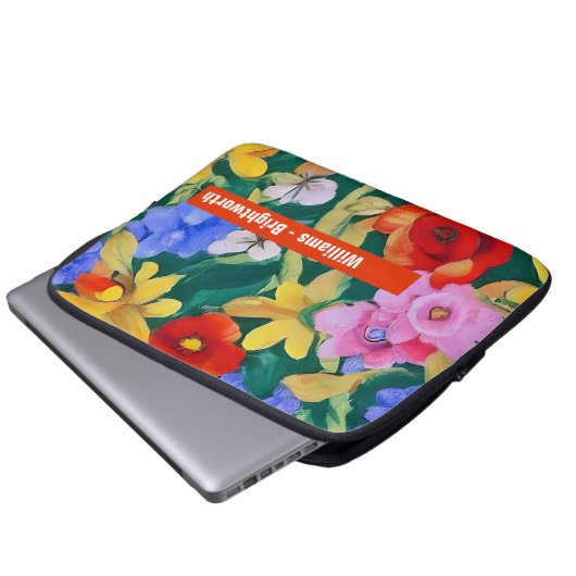 Frida Kahlo Design Laptop Sleeve (Vorne Knopf)