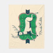 Frida Kahlo | die verletzten Rotwild Fleecedecke (Vorderseite)