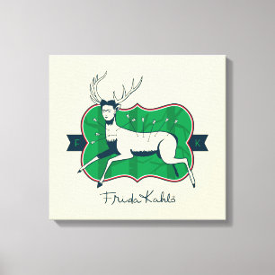 Frida Kahlo   die verletzten Rotwild Leinwanddruck