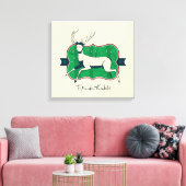 Frida Kahlo | Die verwundeten Hirsche Leinwanddruck (Insitu (Wohnzimmer))