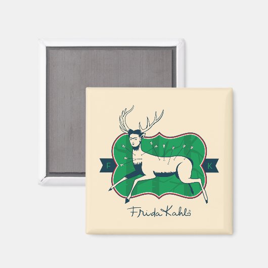 Frida Kahlo | Die verwundeten Hirsche Magnet (Vorderseite/Rückseite)