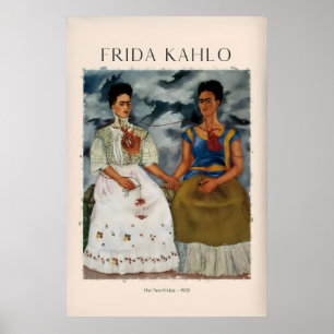 Frida Kahlo Die zwei Fridas Berühmter Kunstdruck P Poster