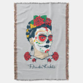 Frida Kahlo | El Día de Los Muertos Decke (Vorderseite Vertikal)