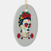 Frida Kahlo | El Día de Los Muertos Keramikornament (Rechts)