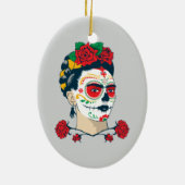 Frida Kahlo | El Día de Los Muertos Keramikornament (Hinten)