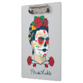Frida Kahlo | El Día de Los Muertos Klemmbrett (Links)