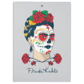 Frida Kahlo | El Día de Los Muertos Klemmbrett (Rückseite)