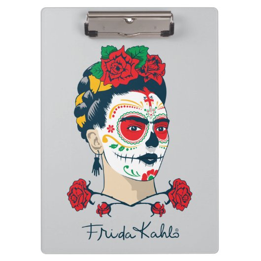 Frida Kahlo | El Día de Los Muertos Klemmbrett (Vorderseite)