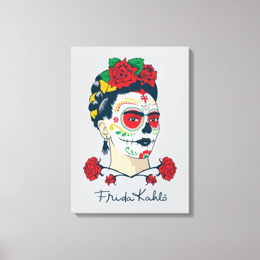 Frida Kahlo El Día de los Muertos Leinwanddruck (Vorderseite)