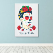 Frida Kahlo El Día de los Muertos Leinwanddruck (Insitu (Holzboden))