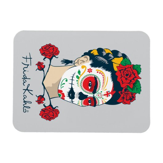 Frida Kahlo El Día de los Muertos Magnet (Horizontal)