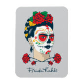 Frida Kahlo El Día de los Muertos Magnet (Vertikal)
