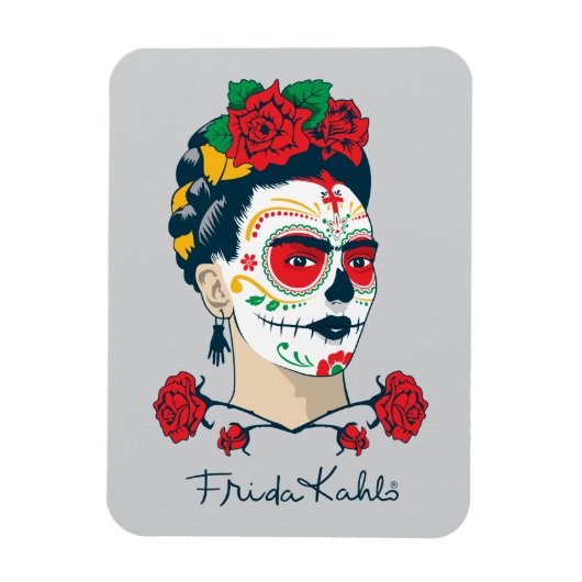 Frida Kahlo El Día de los Muertos Magnet (Vertikal)